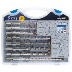 Sds + Drill Bit Set 8 Piece In Plastic Carry Case